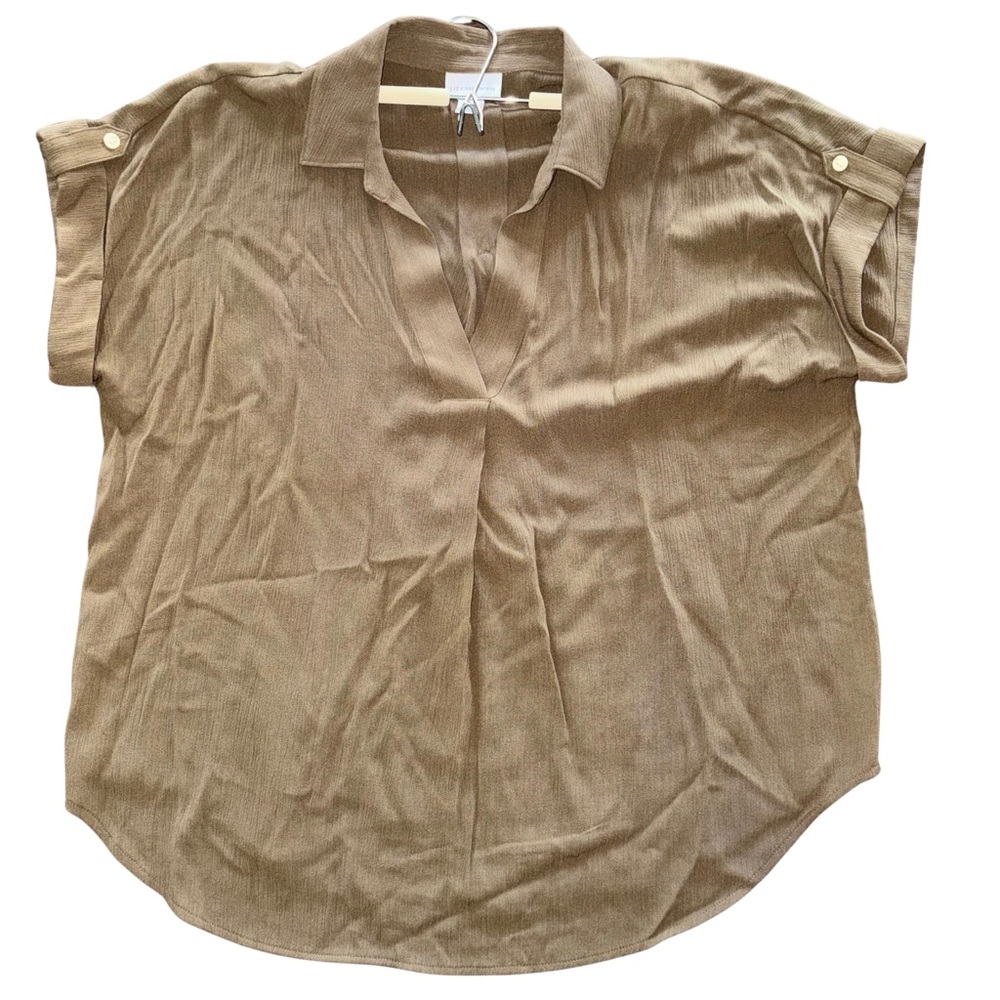 Liz Claiborne Olive Blouse